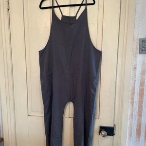 Jumpsuit Grey/Black NWOT  XXL(small fit)
